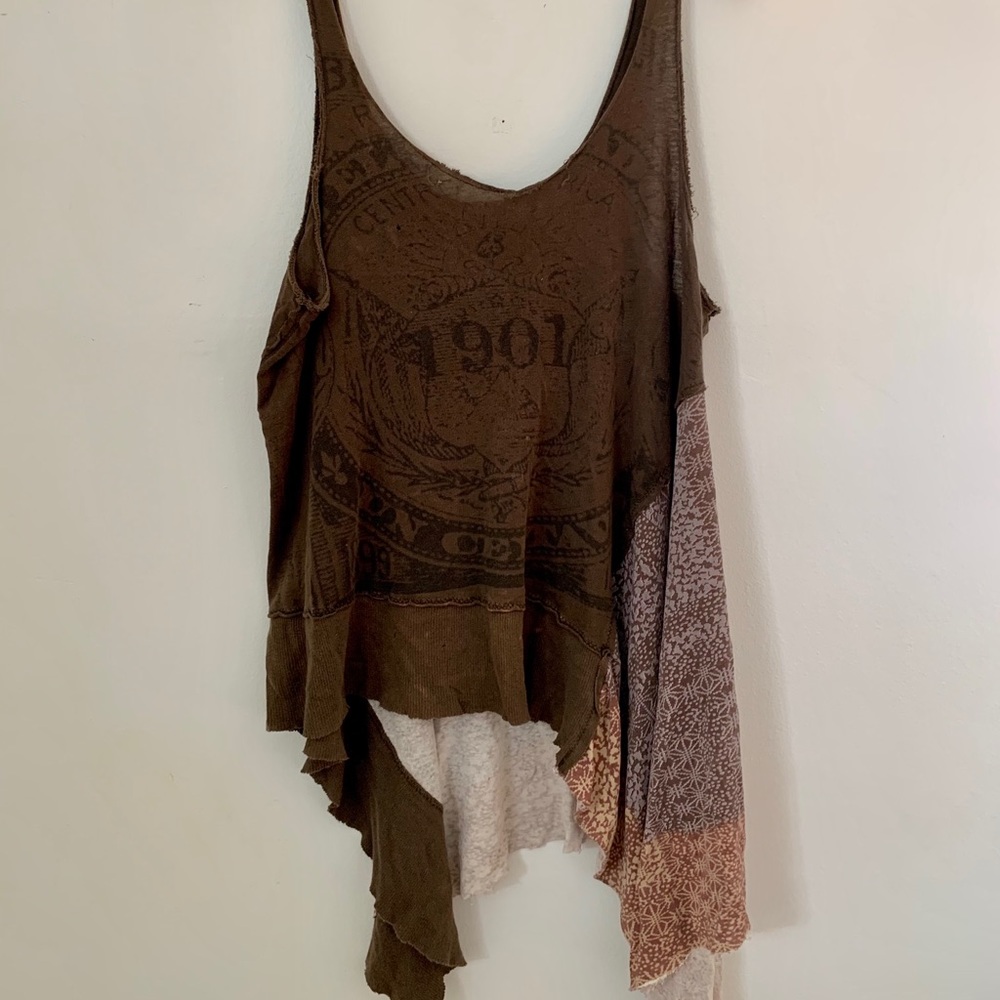 Free People Handkerchief Hem Tank